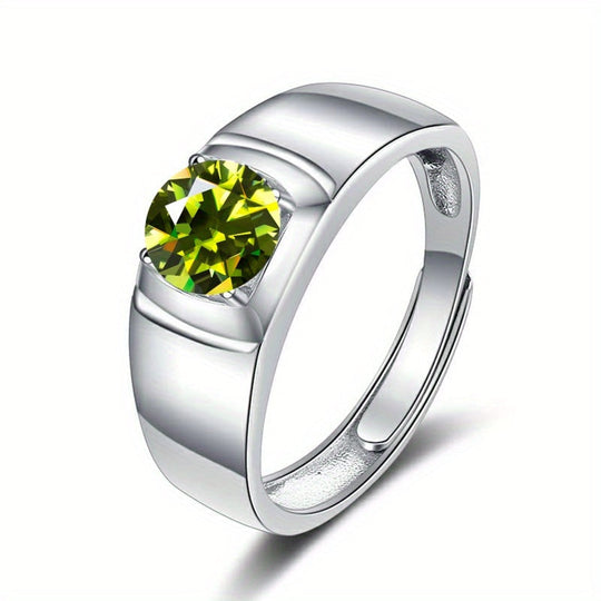 Retro Adjustable Moissanite Ring