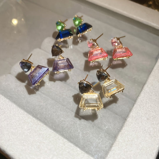 Geometric Trapezoidal Earrings