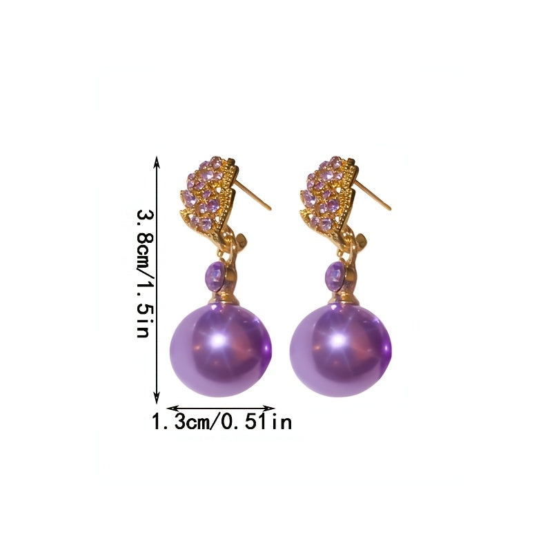 Luxury Fashion Pearl Drop Earrings