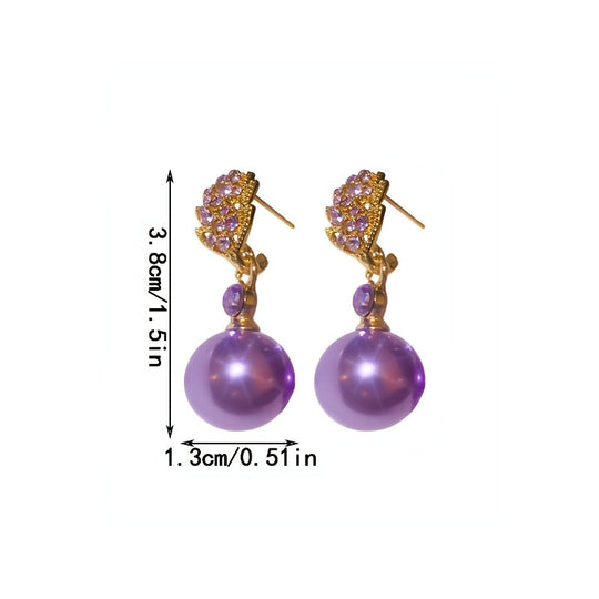 Luxury Fashion Pearl Drop Earrings