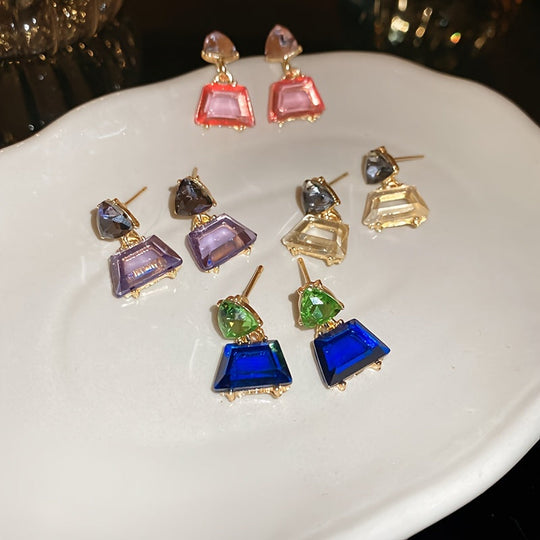 Geometric Trapezoidal Earrings