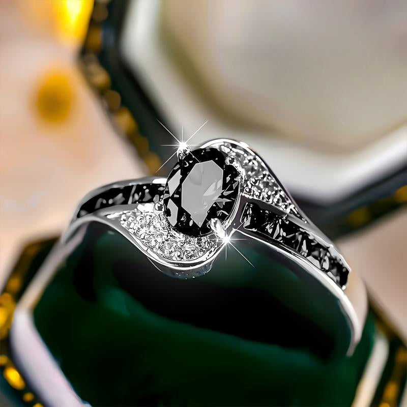 Black Infinity Ring