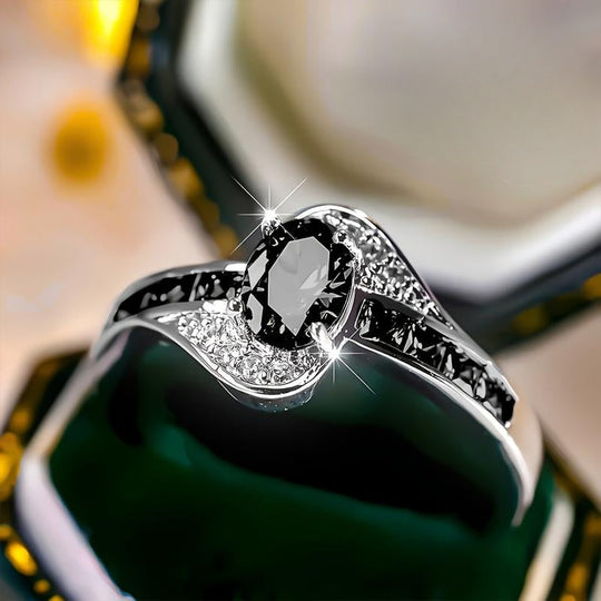 Black Infinity Ring