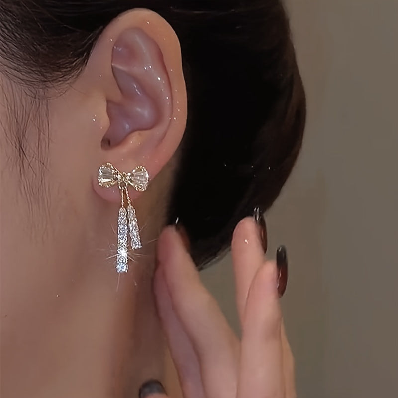 Luxury Zirconia Drop Earrings