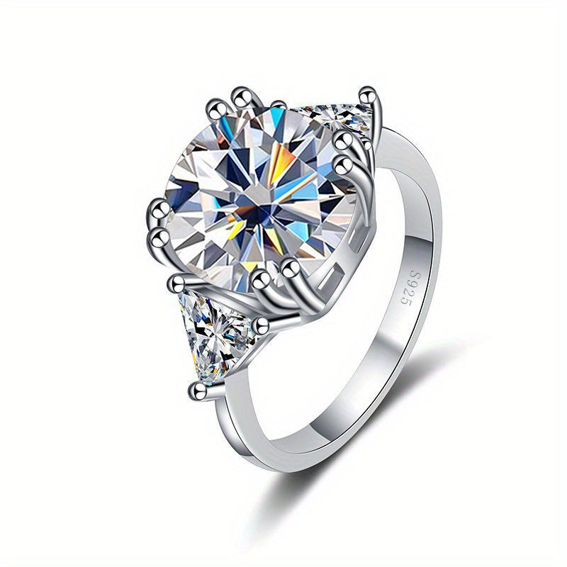 Gemstone Moissanite Engagement Ring