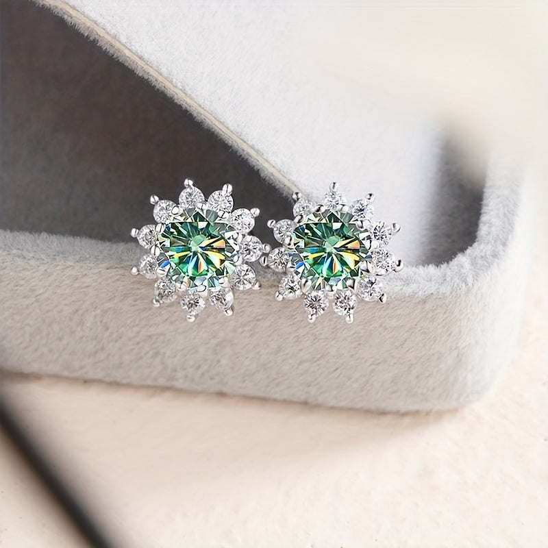 Sunflower Shape Stud Earrings