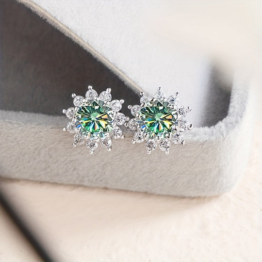 Sunflower Shape Stud Earrings