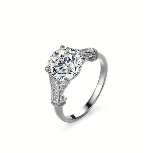 Moissanite Promise Ring