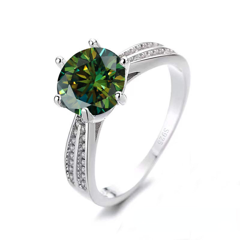 Moissanite Engagement Ring