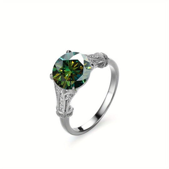 Moissanite Promise Ring