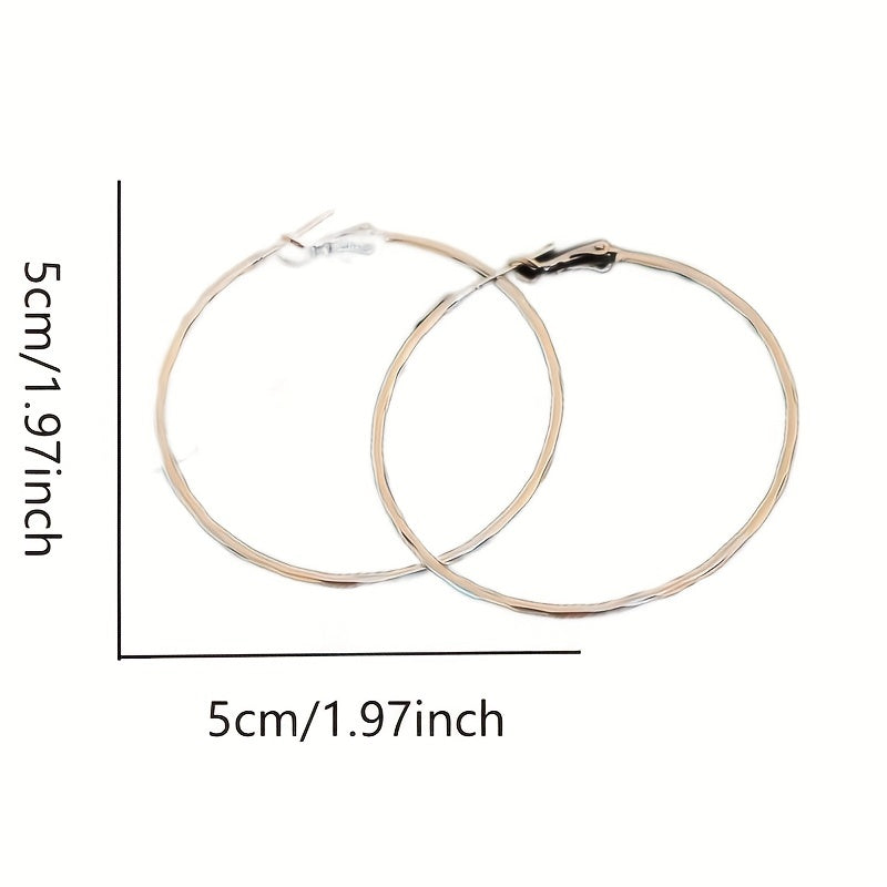 Circle Hook Earrings
