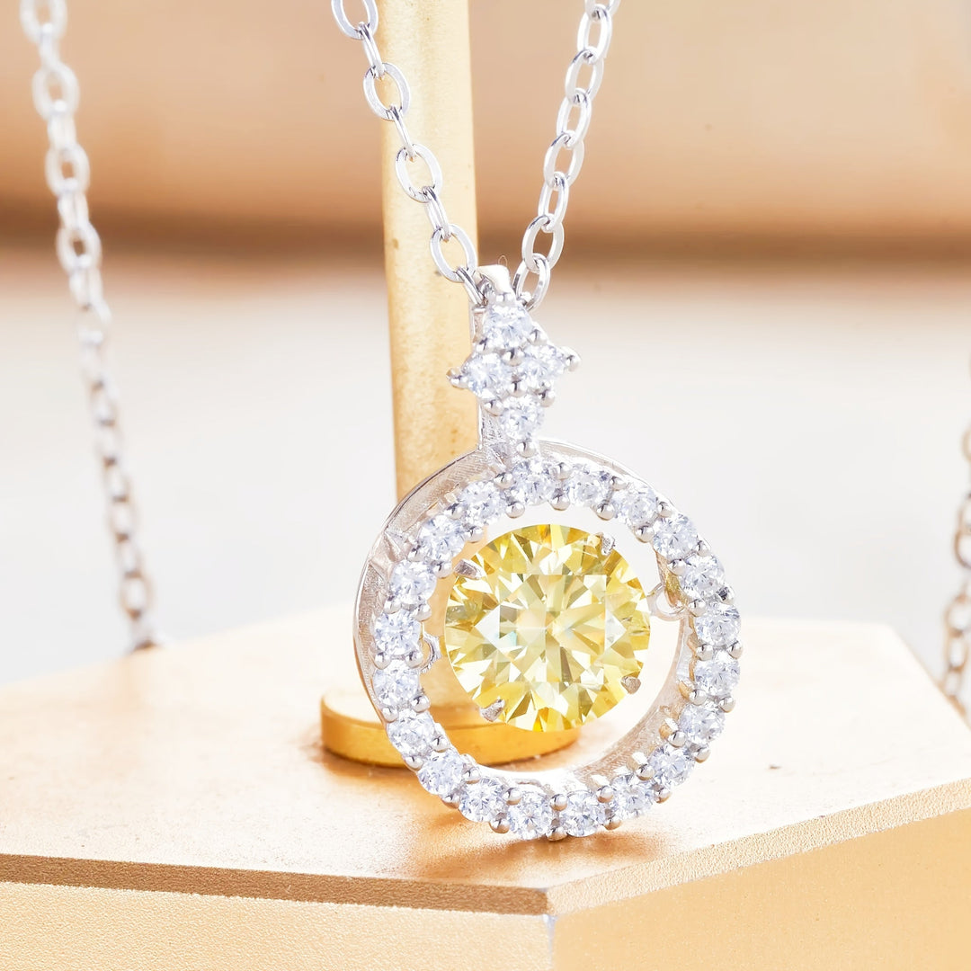 Moissanite Clavicle Chain Necklace