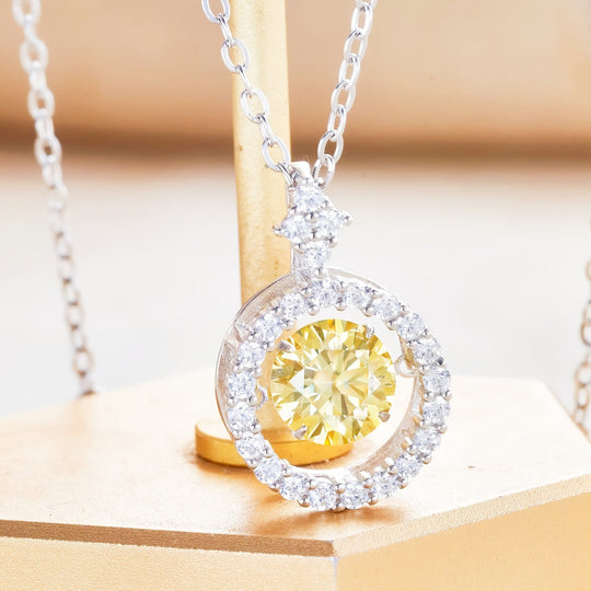 Moissanite Clavicle Chain Necklace