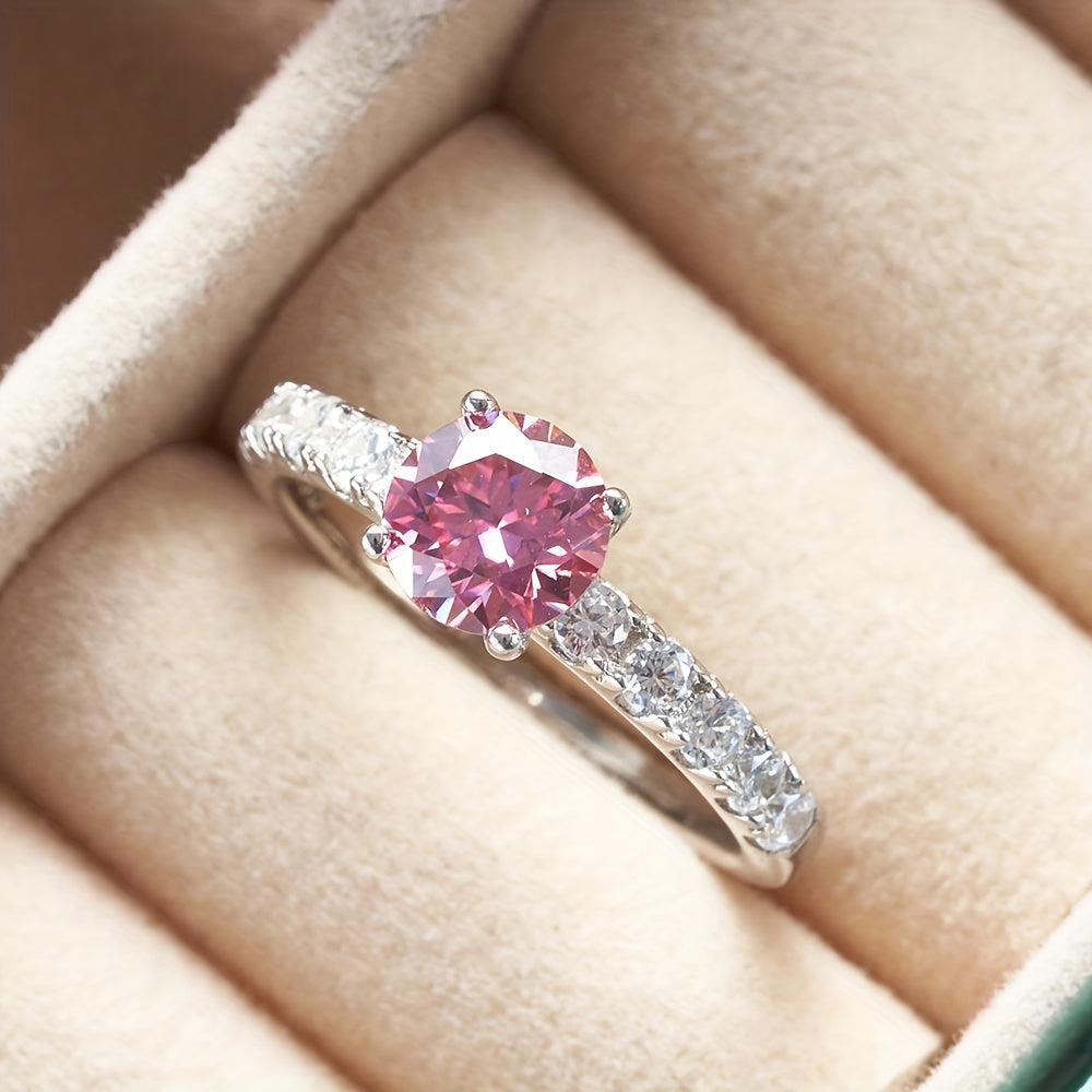 Moissanite Elegant Engagement Ring
