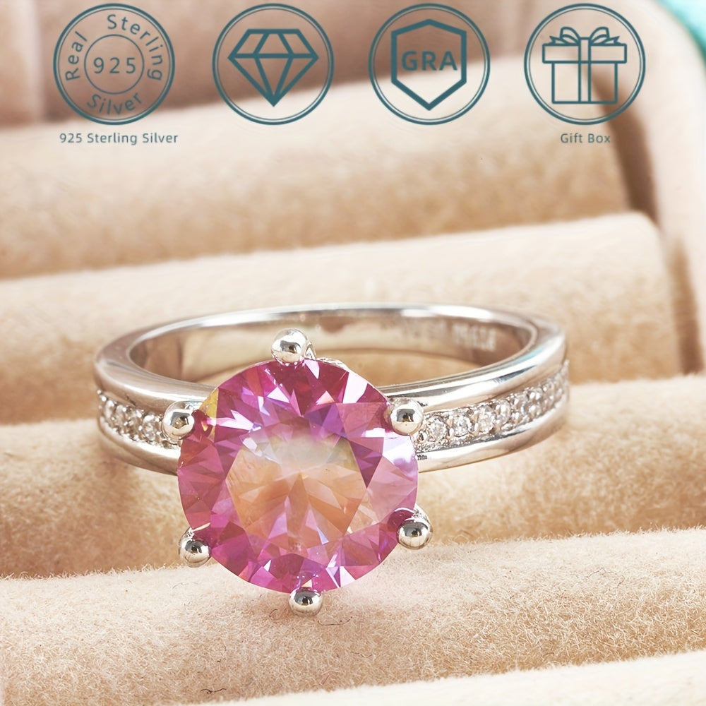 Moissanite Promise Ring