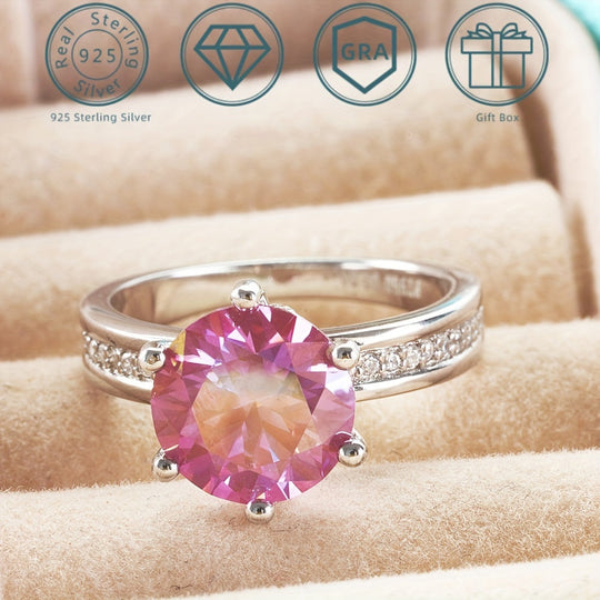 Moissanite Promise Ring