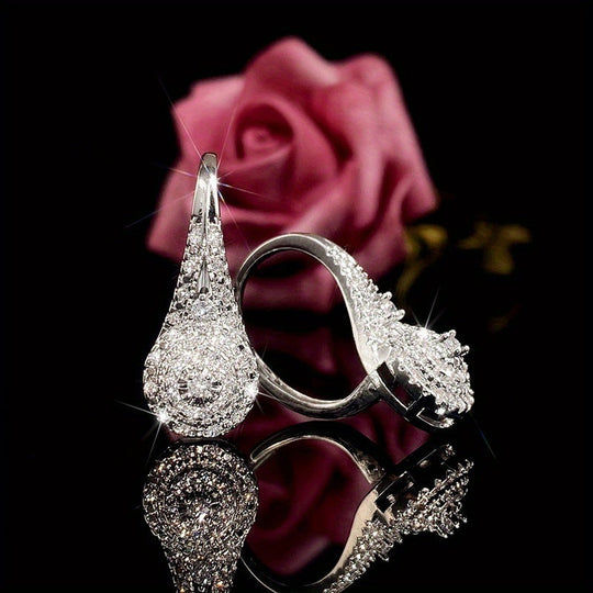 Luxury Cubic Zirconia Drop Earrings