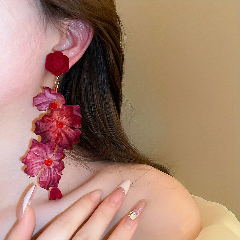 Vintage Rose Earrings