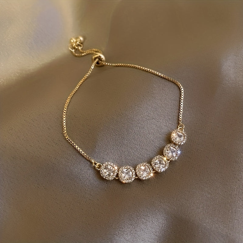 Square Zirconia Bracelet