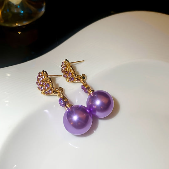 Luxury Fashion Pearl Drop Earrings