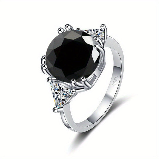 Gemstone Moissanite Engagement Ring