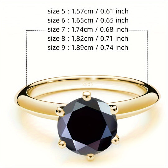 Elegant Moissanite Engagement Ring