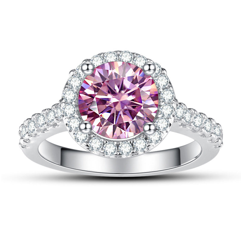 Sterling Moissanite Ring