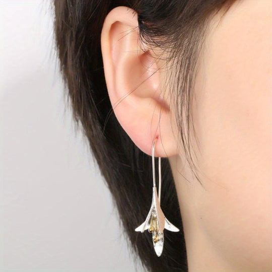 Vintage Flowers Dangle Earrings
