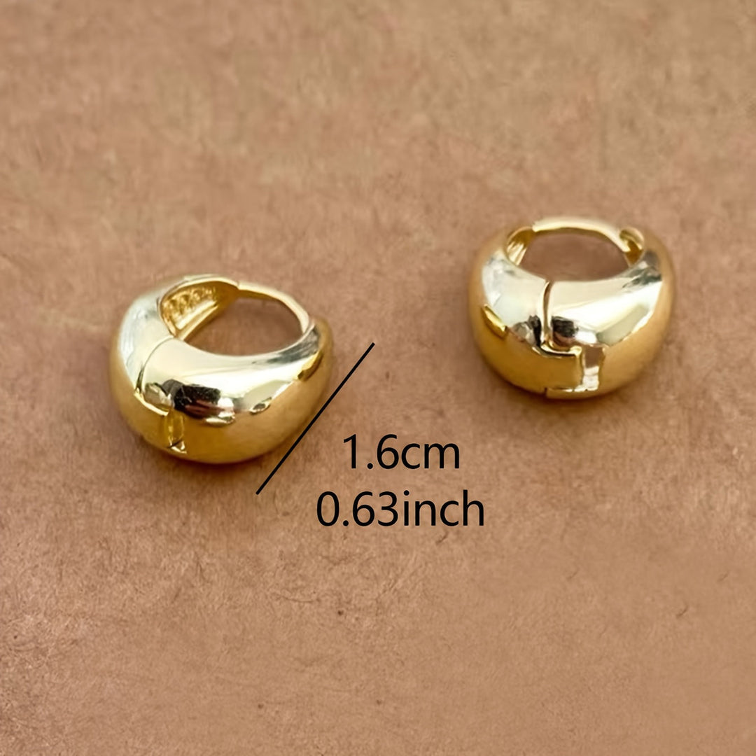 Simple, and Personalized Copper Earrings