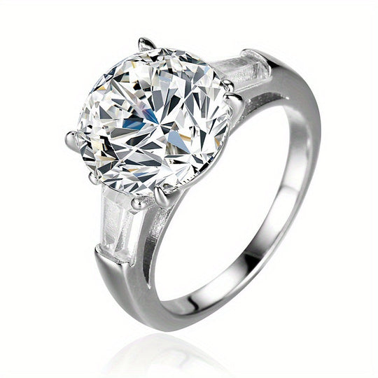 Multi-Color Moissanite Ring