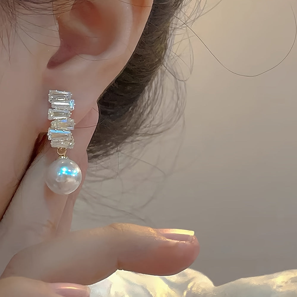 Elegant Geometric Drop Earrings for Women