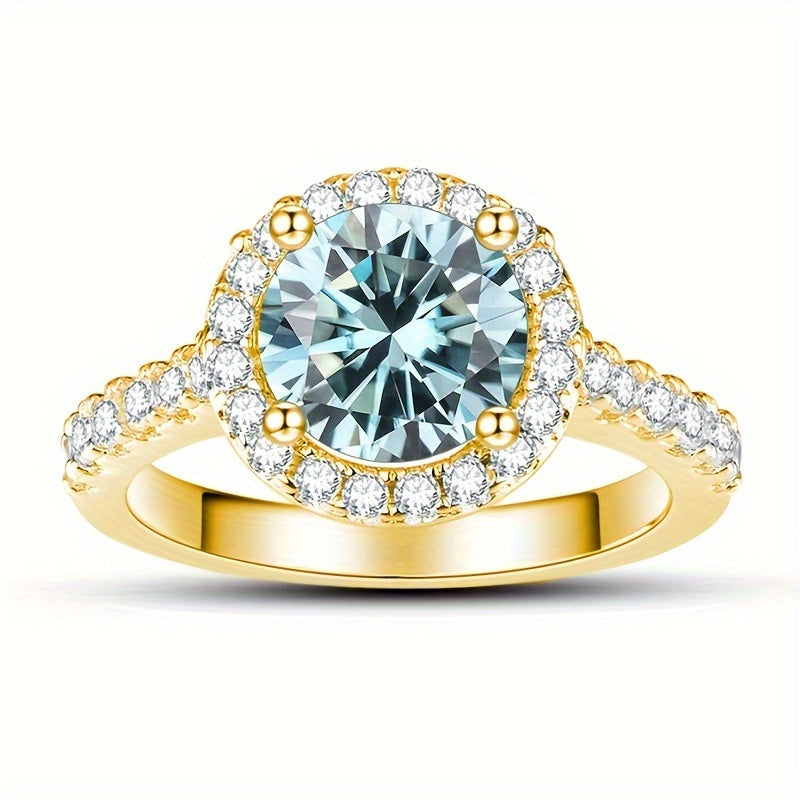 Luxury Moissanite Engagement Ring