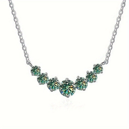 Elegant Moissanite Choker Necklace