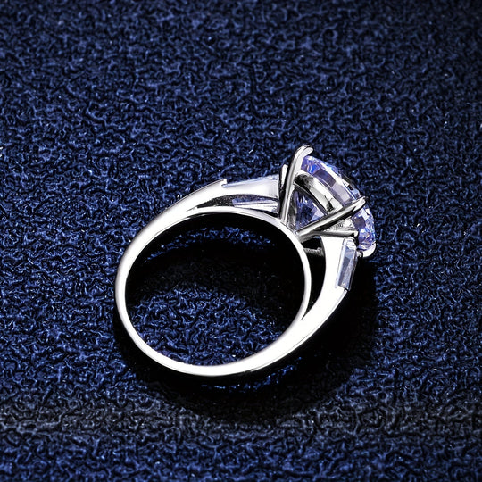 Multi-Color Moissanite Ring