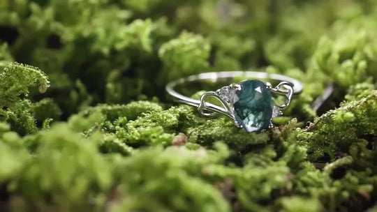 Moss Agate Ring