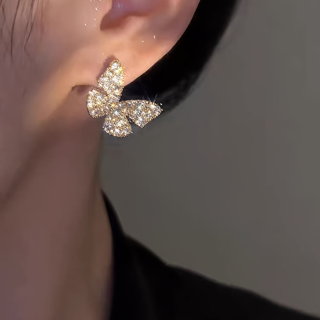 Elegant Butterfly Stud Earrings