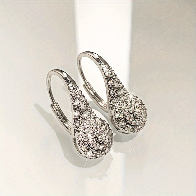Luxury Cubic Zirconia Drop Earrings