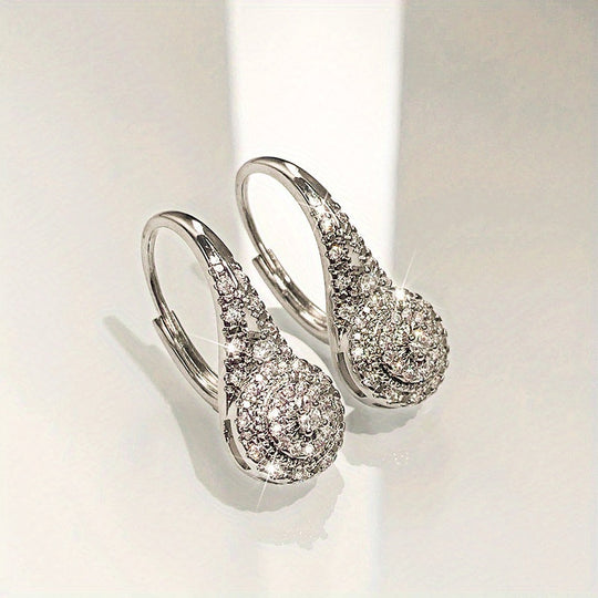Luxury Cubic Zirconia Drop Earrings