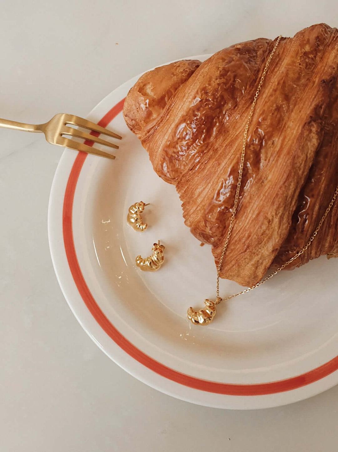 Croissant Necklace