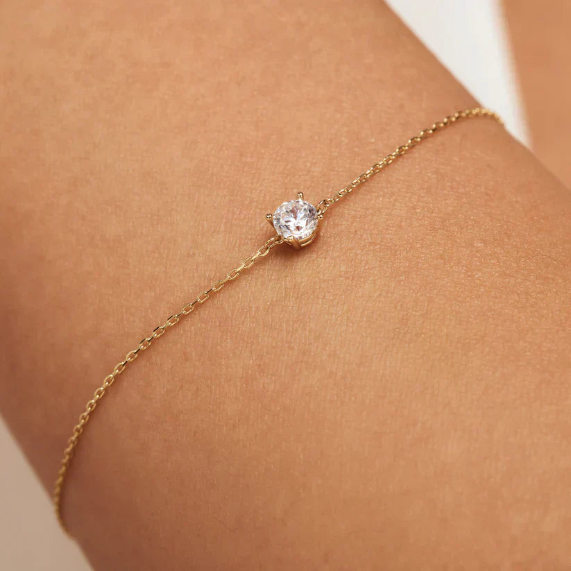 Cléa Moissanite Stone Bracelet