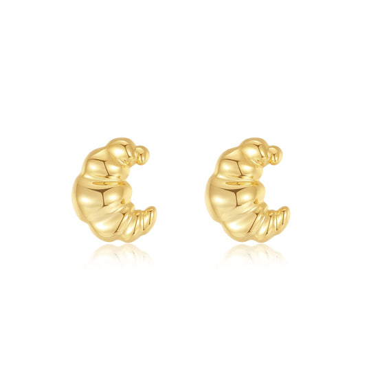 Croissant Stud Earrings