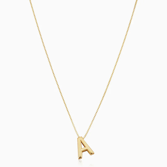 Love letter initial necklace