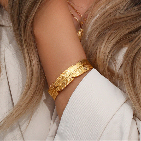 Angel Gold Bangle