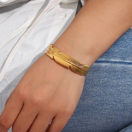 Angel Gold Bangle