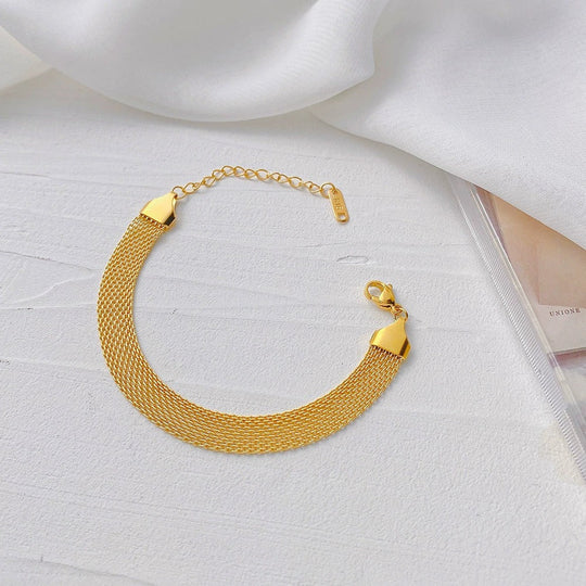 Gold Mesh Bracelet