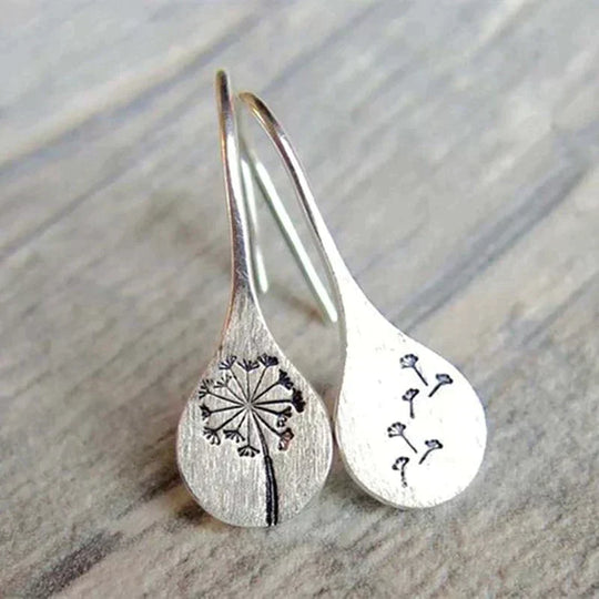 Dandelion Leaf Earrings