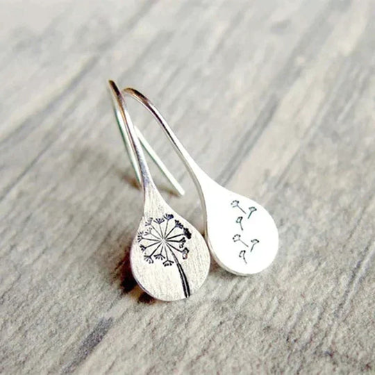 Dandelion Leaf Earrings