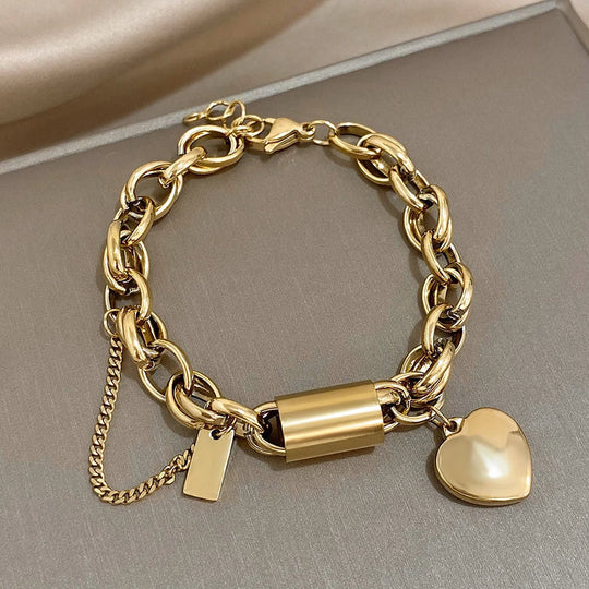 Heartened Chunky Bracelet