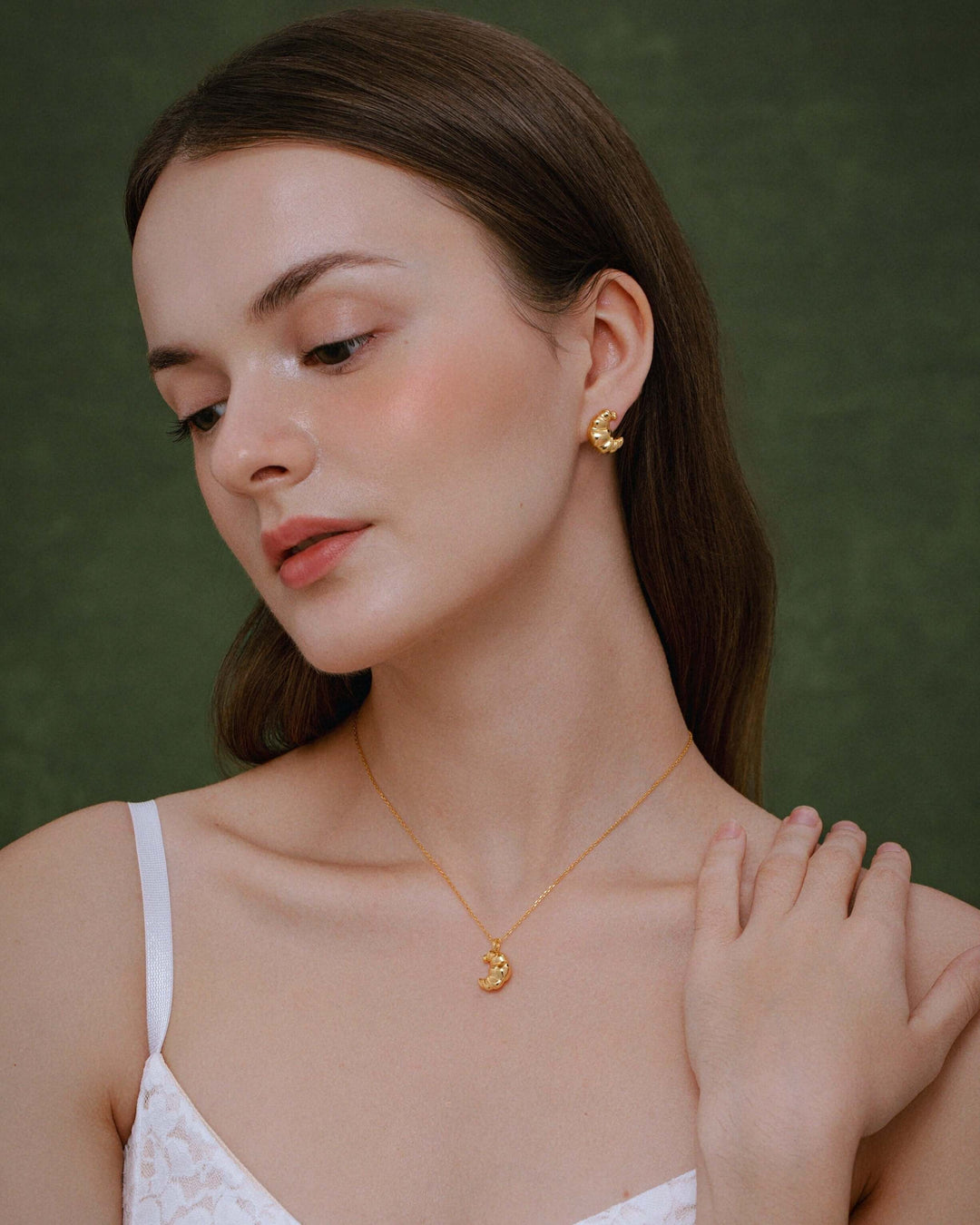 Croissant Necklace