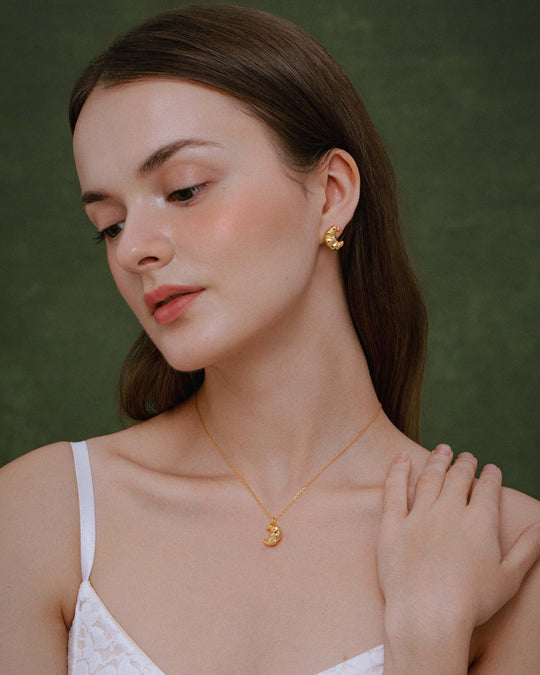 Croissant Necklace